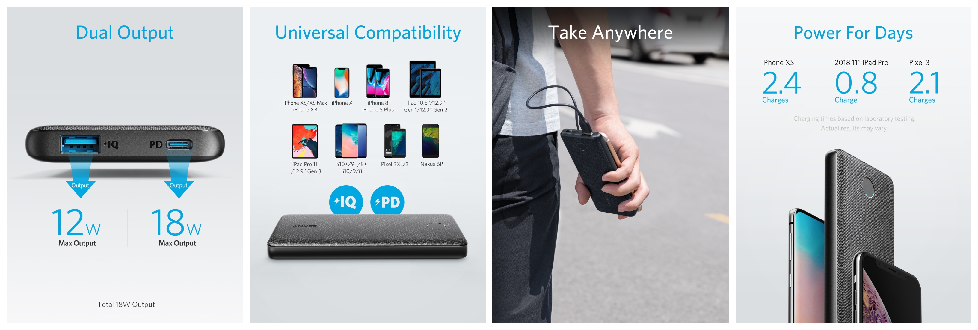 実用性抜群の 10000mAh モバイルバッテリーに USB PD×薄型モデルが初
